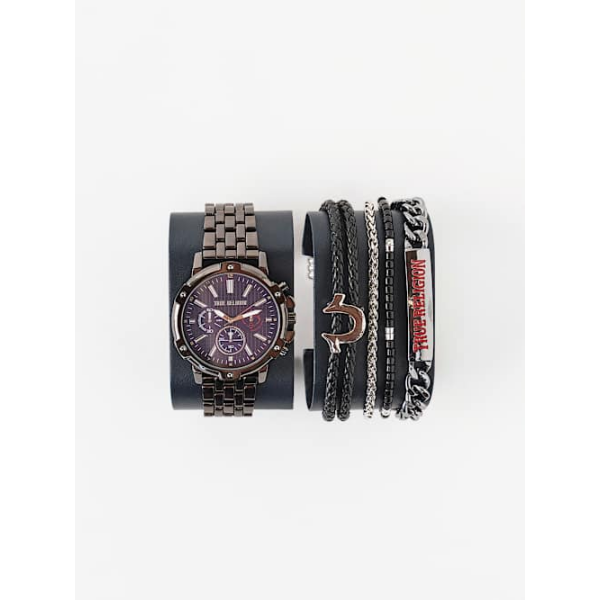 Logo Multi-Chain Watch Set