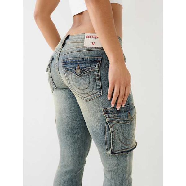 Women's Becca Low Rise Cargo Bootcut