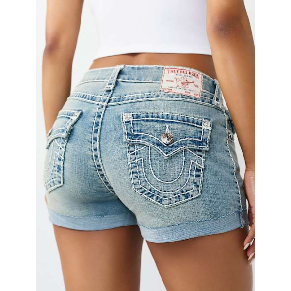 Women's Jennie Mid Rise Super T Flap Curvy Short