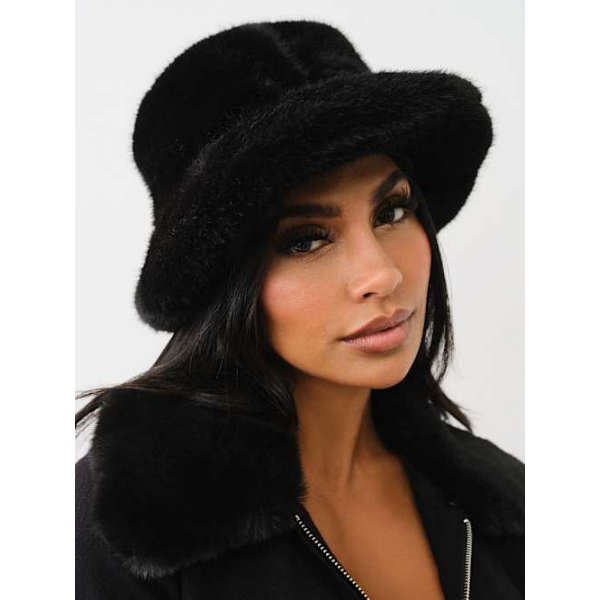 Women's Faux Fur Bucket Hat