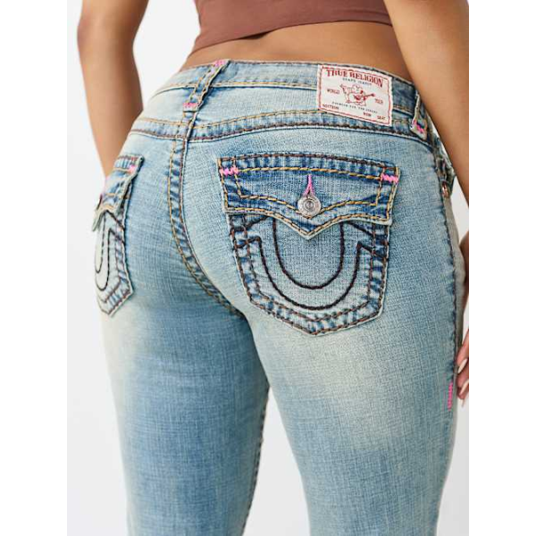 Women's Becca Mid Rise Super T Flap Bootcut Jean