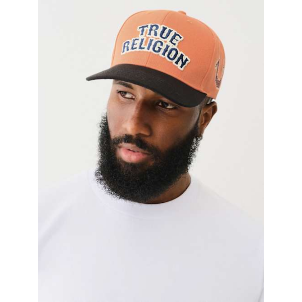 True Religion Cross Stitch Western Cap In Brown