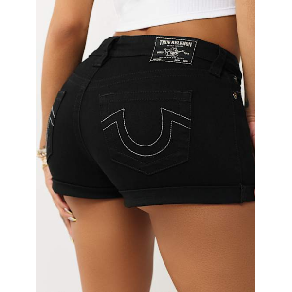 Women's Jennie Mid Rise Rolled Curvy Short