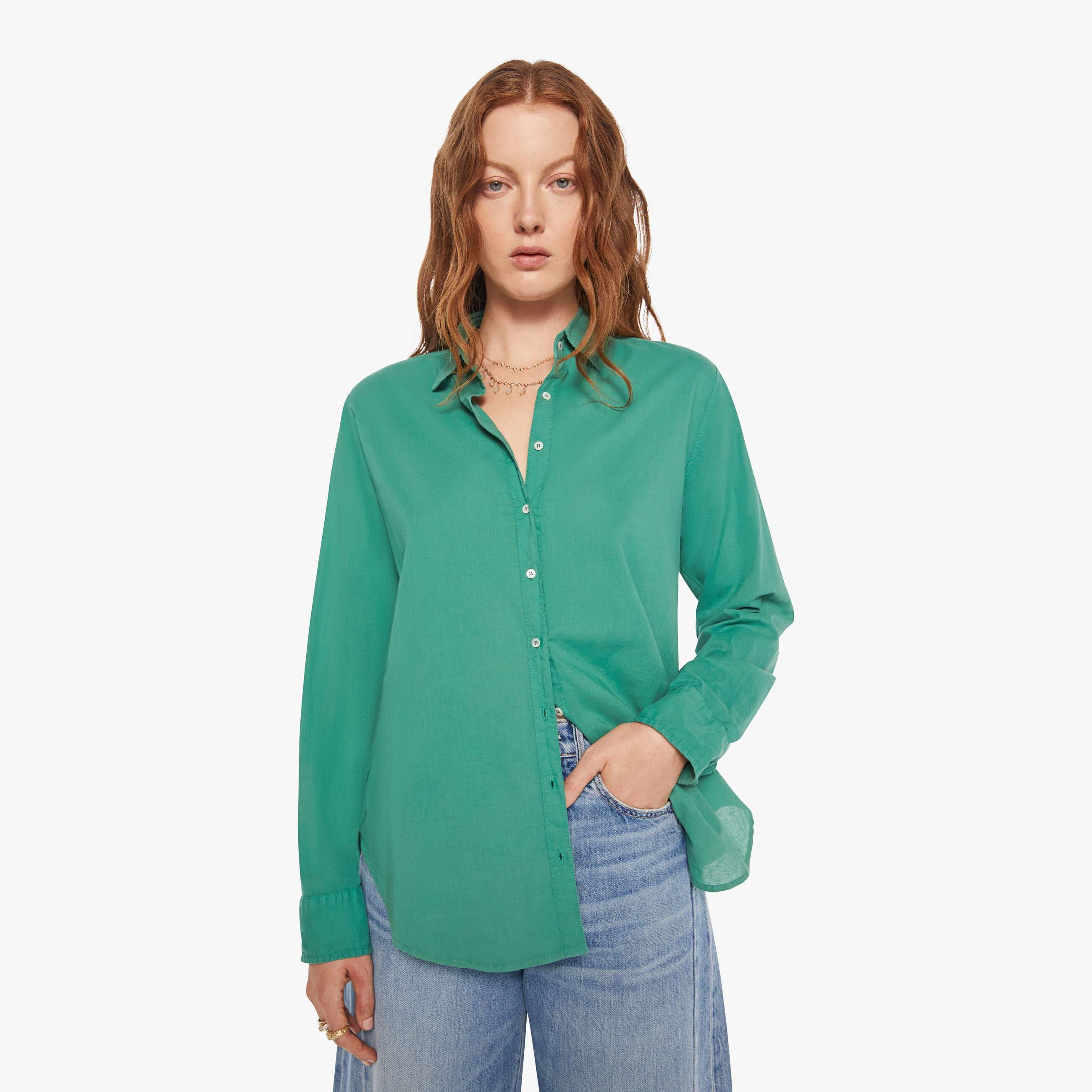 Xirena Beau Shirt Mint Leaf In Green