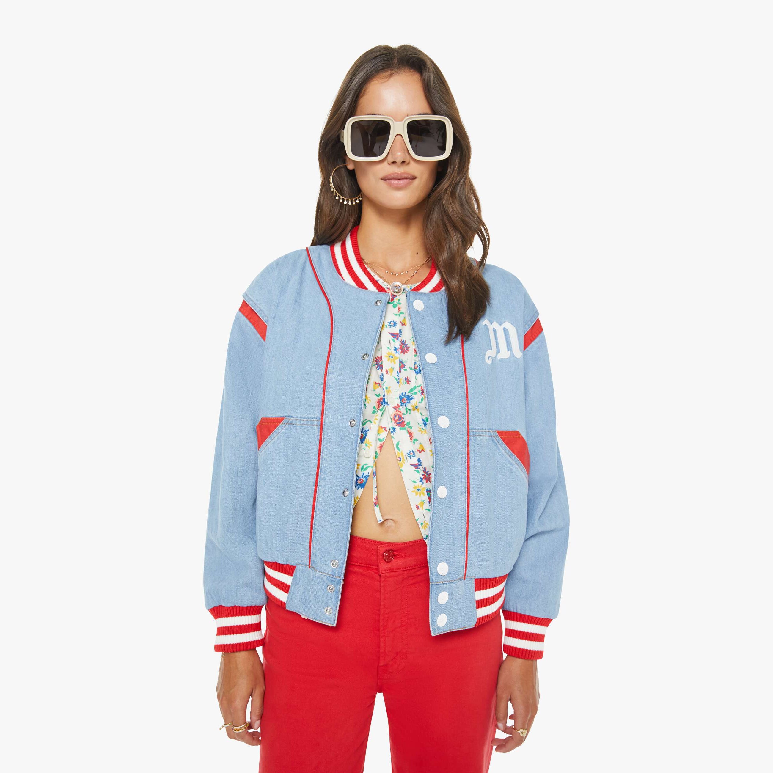 Mother The Three Strikes Jacket Grand Slam In Blue