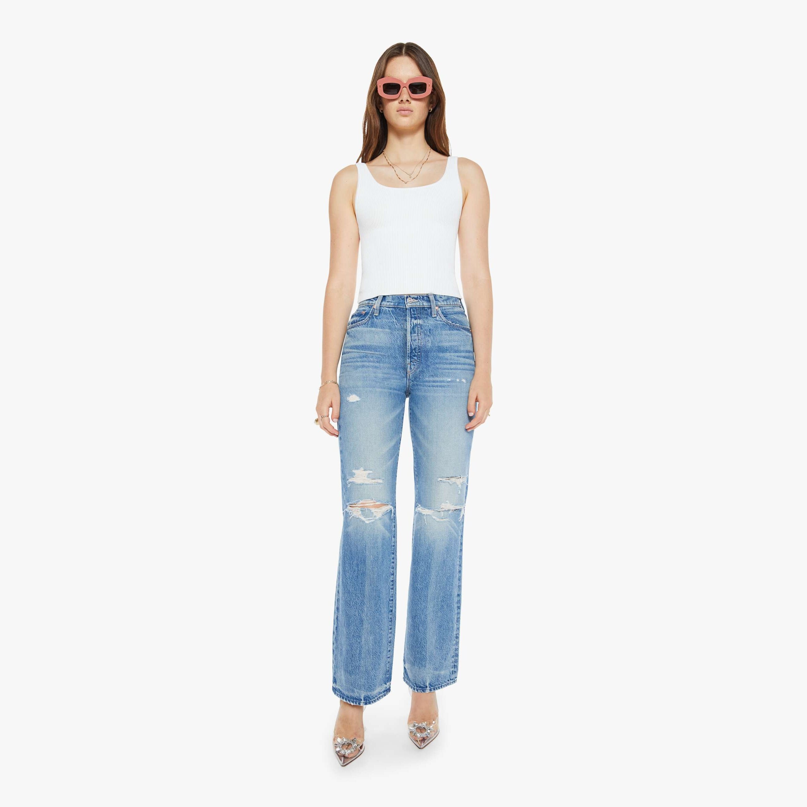 MOTHER THE RAMBLER SNEAK TCB PANTS