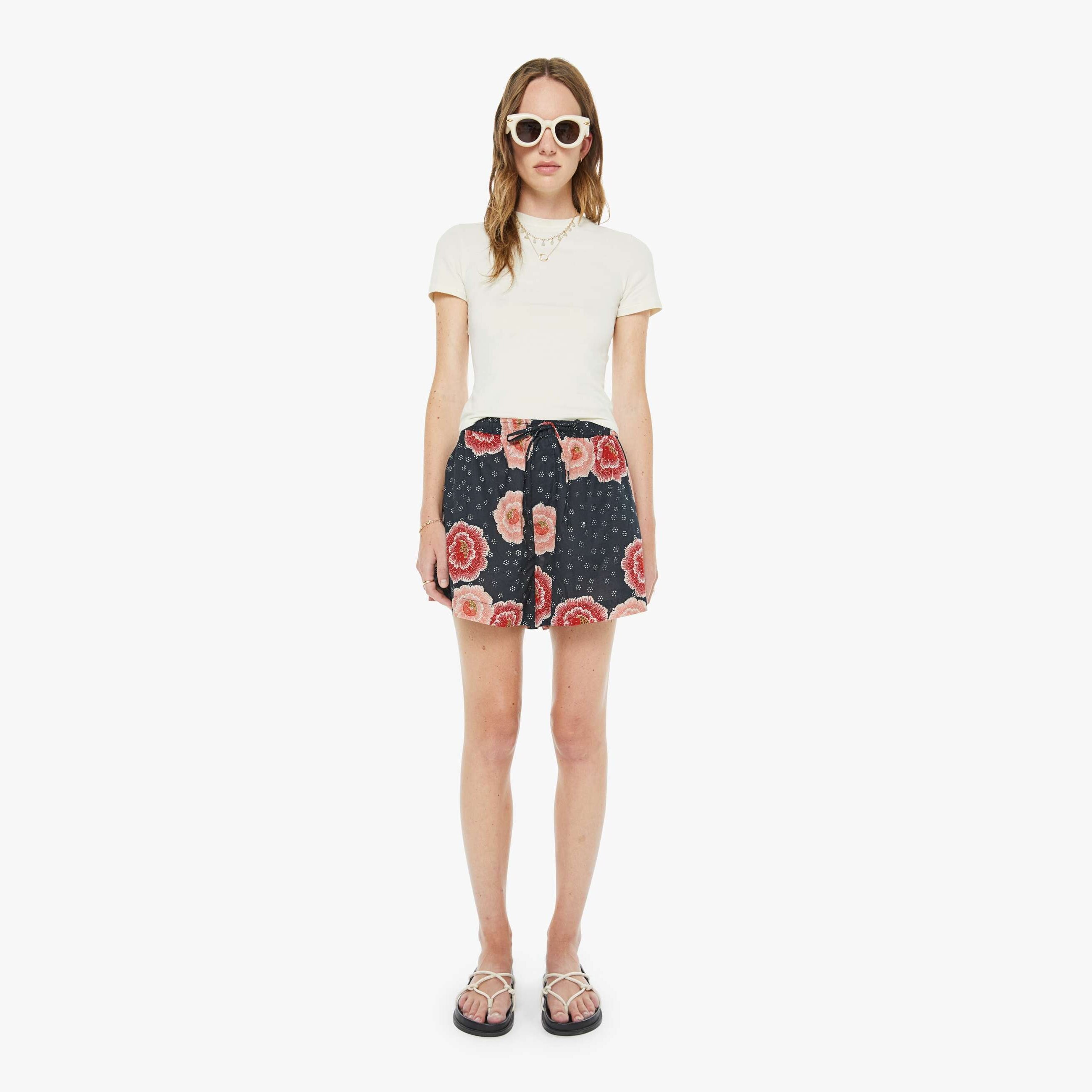 Natalie Martin Jasper Shorts Poppy In Multi