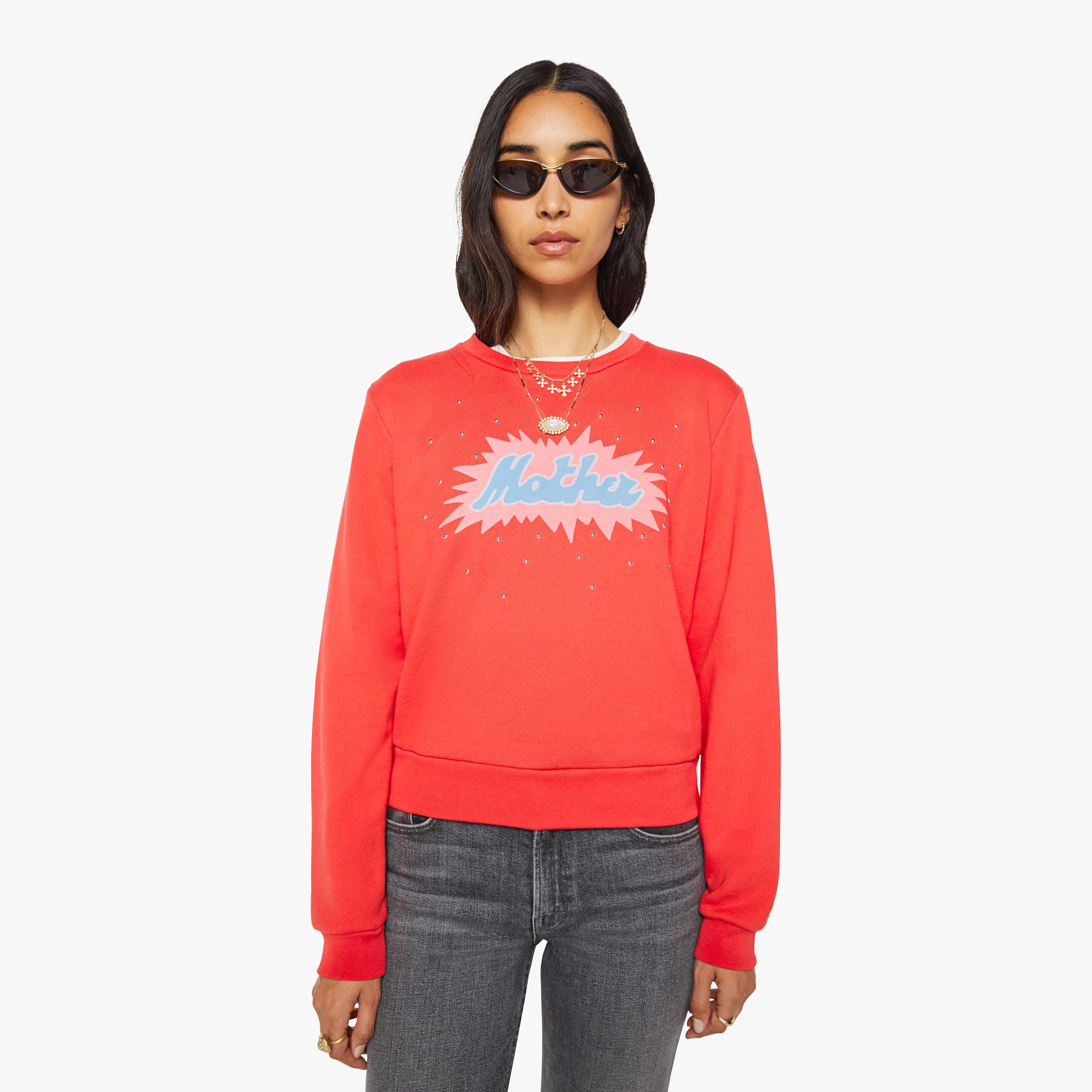 Mother The Dorito Camper Lil' Firework Shirt In Red