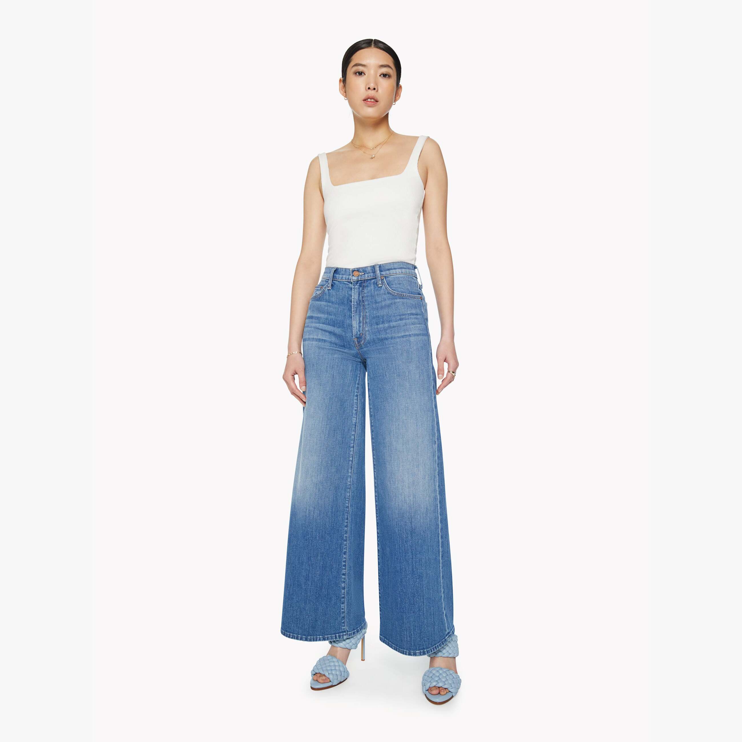 Shop Mother The Undercover New Sheriff In Town Pants In Blue