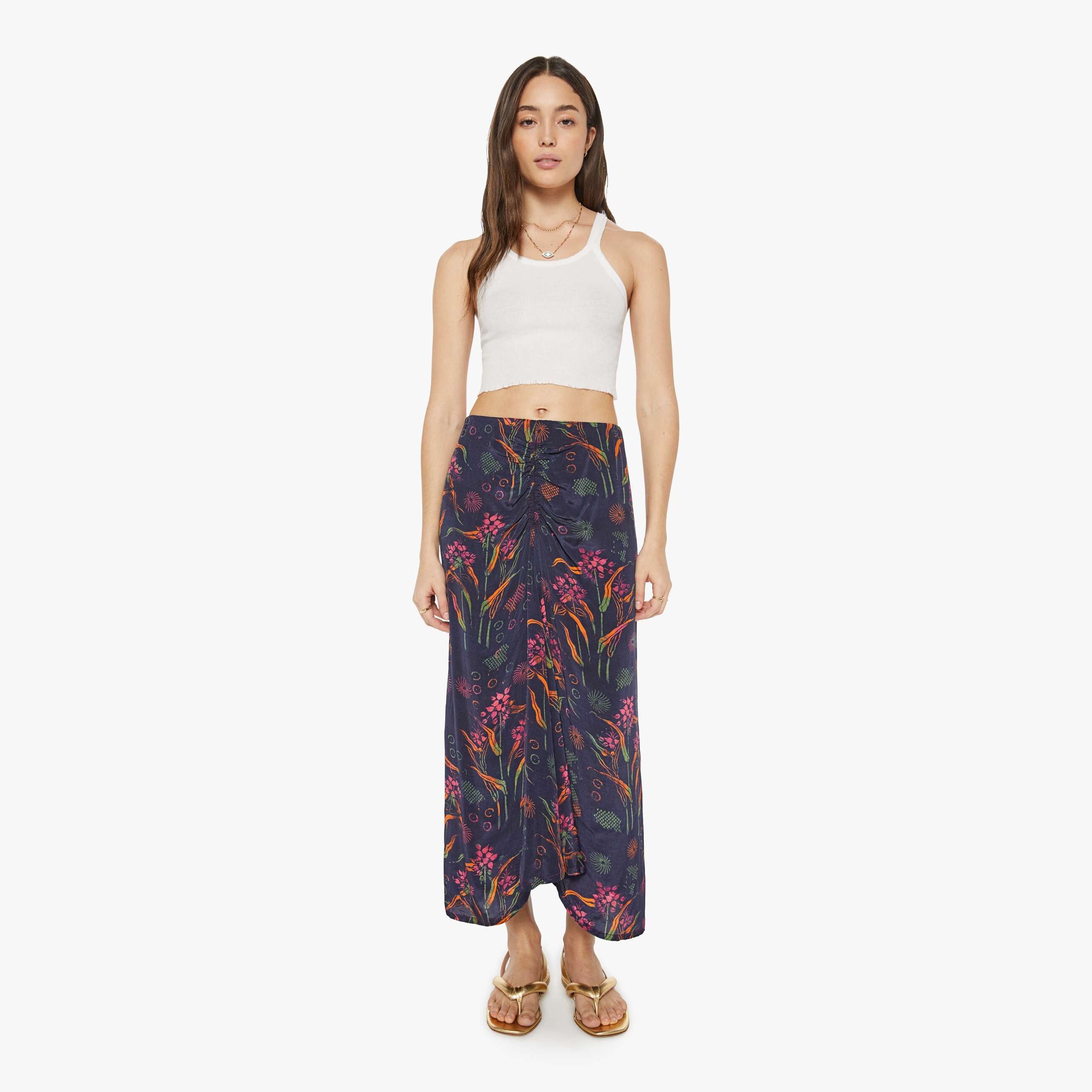 Maria Cher Bonny Skirt Arrecifes In Navy Blue