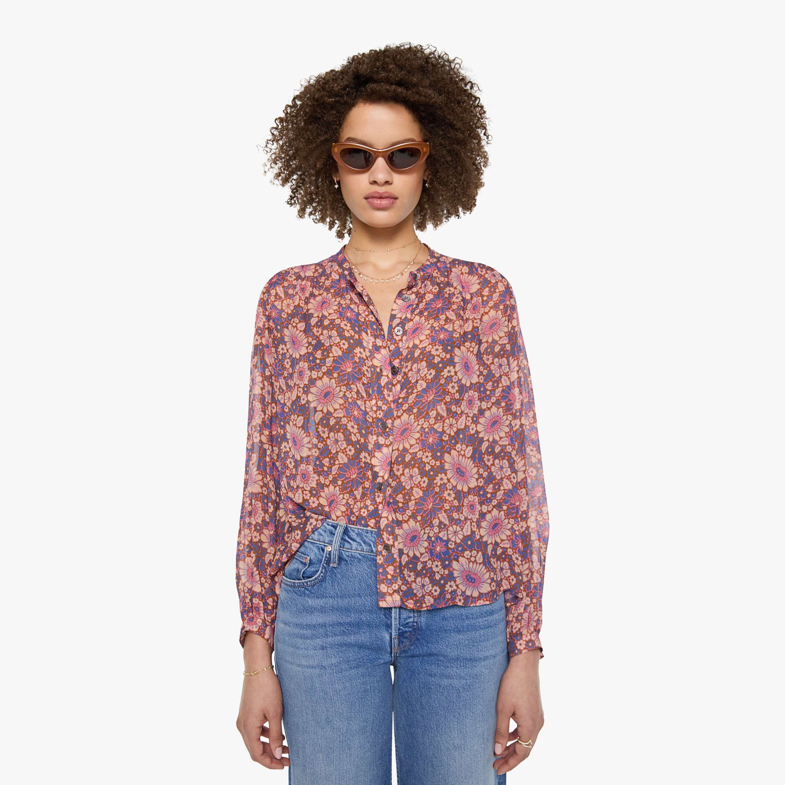 Xirena Mallory Shirt Cider In Pink