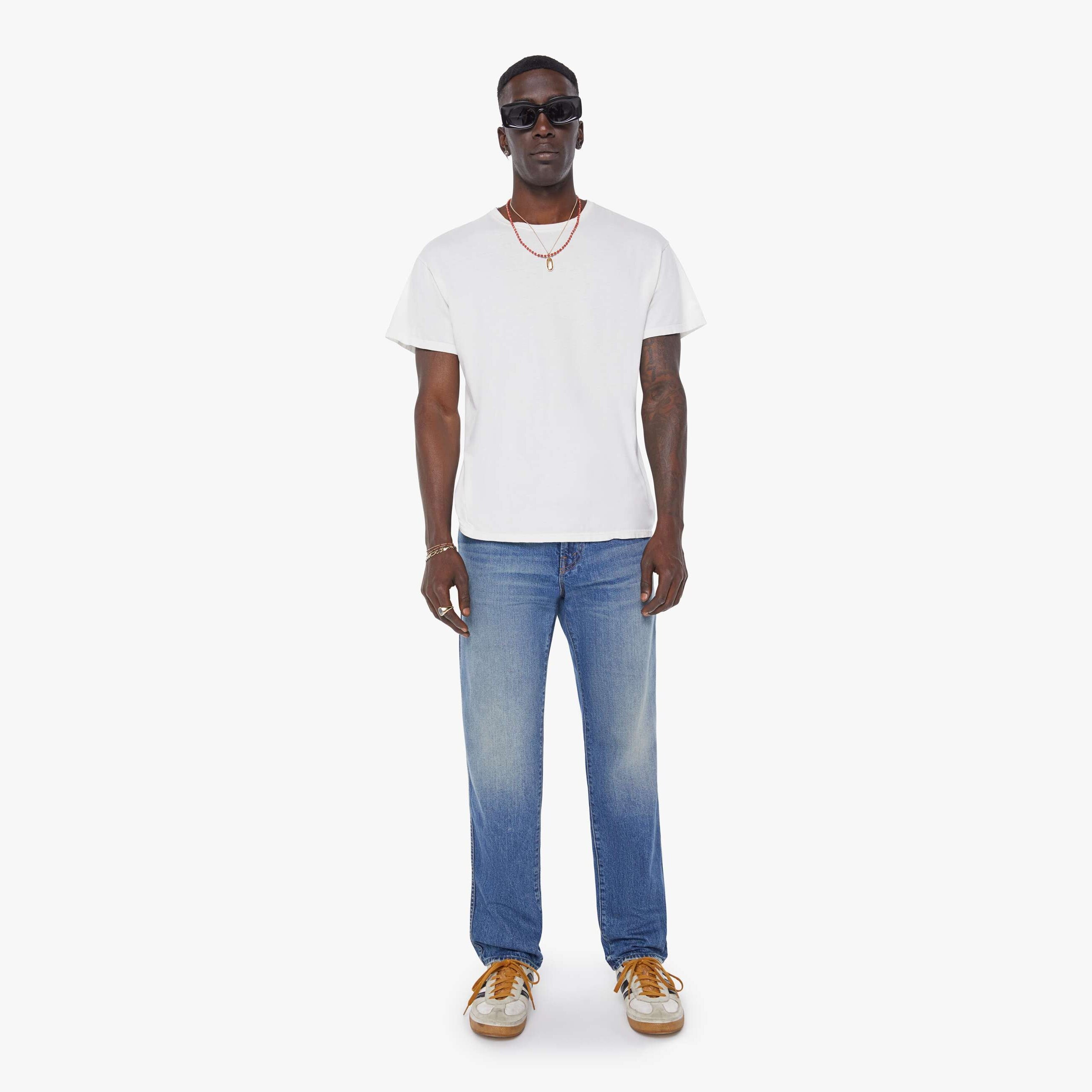 Mother The Big Shot Cashing Out Jeans In Blue
