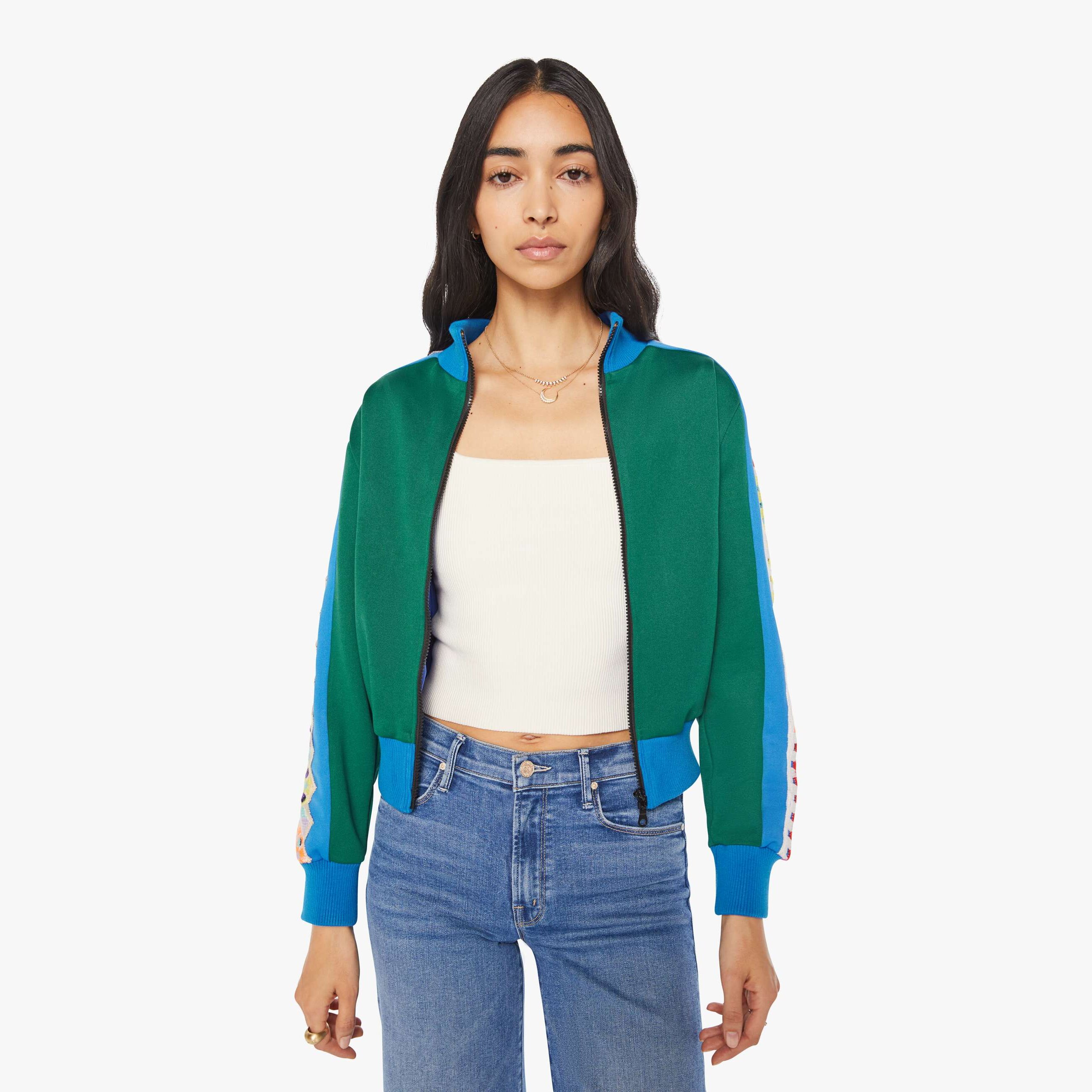 Mother The False Start That Tracks Jacket In Blue