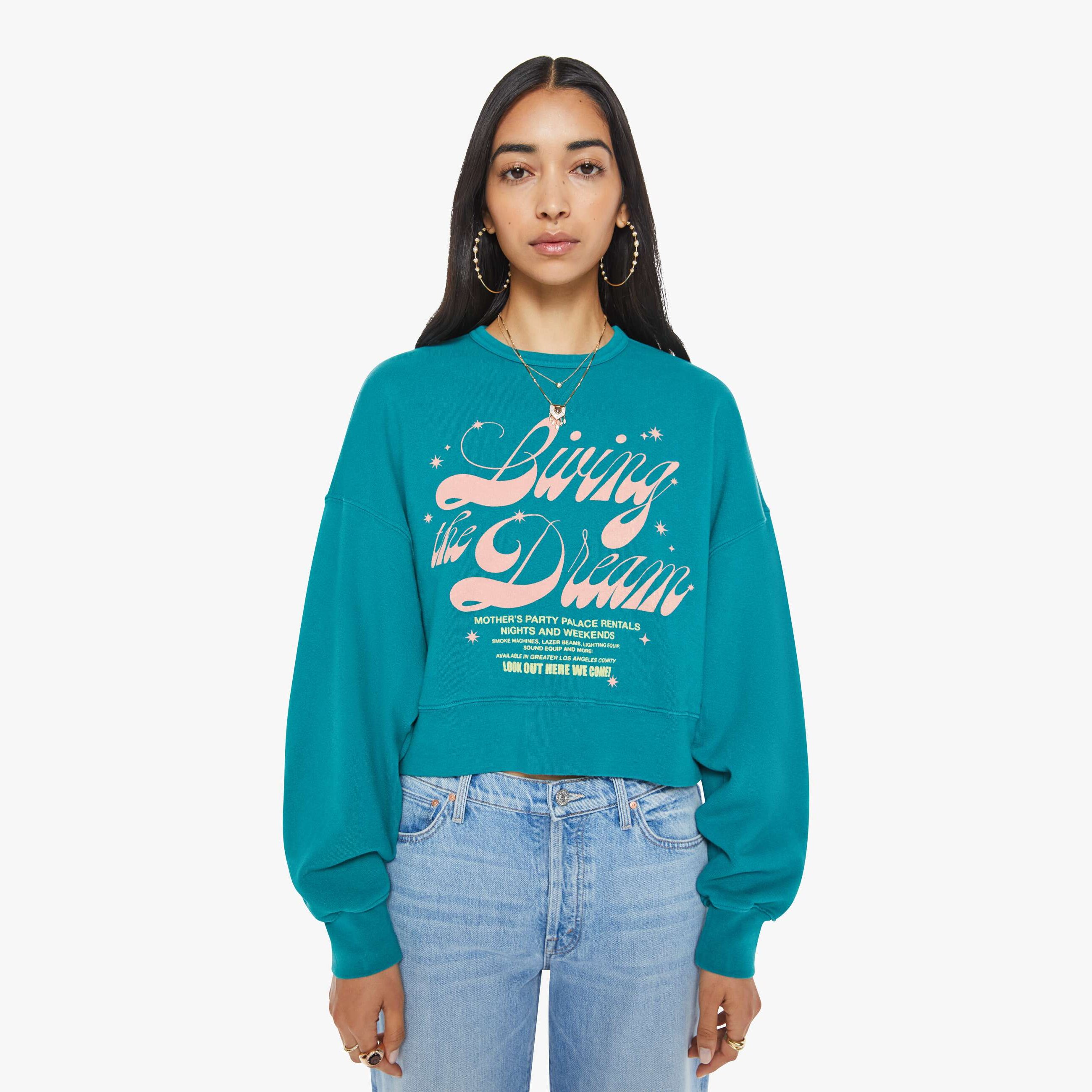 Shop Mother The Winger Living The Dream Shirt In Green - Size X-large