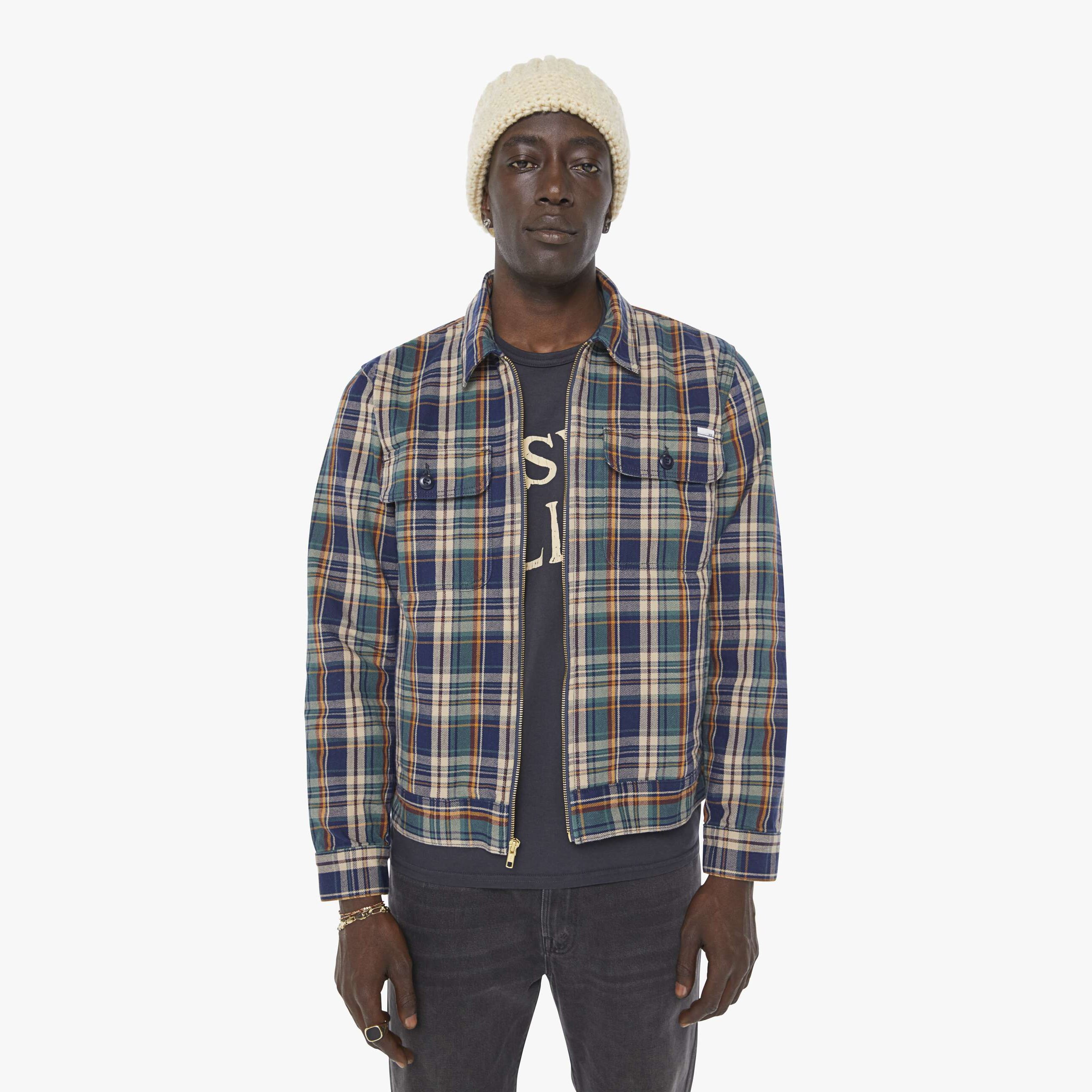 Mother The Rounded Freeze Jacket Fair And Square In Orange