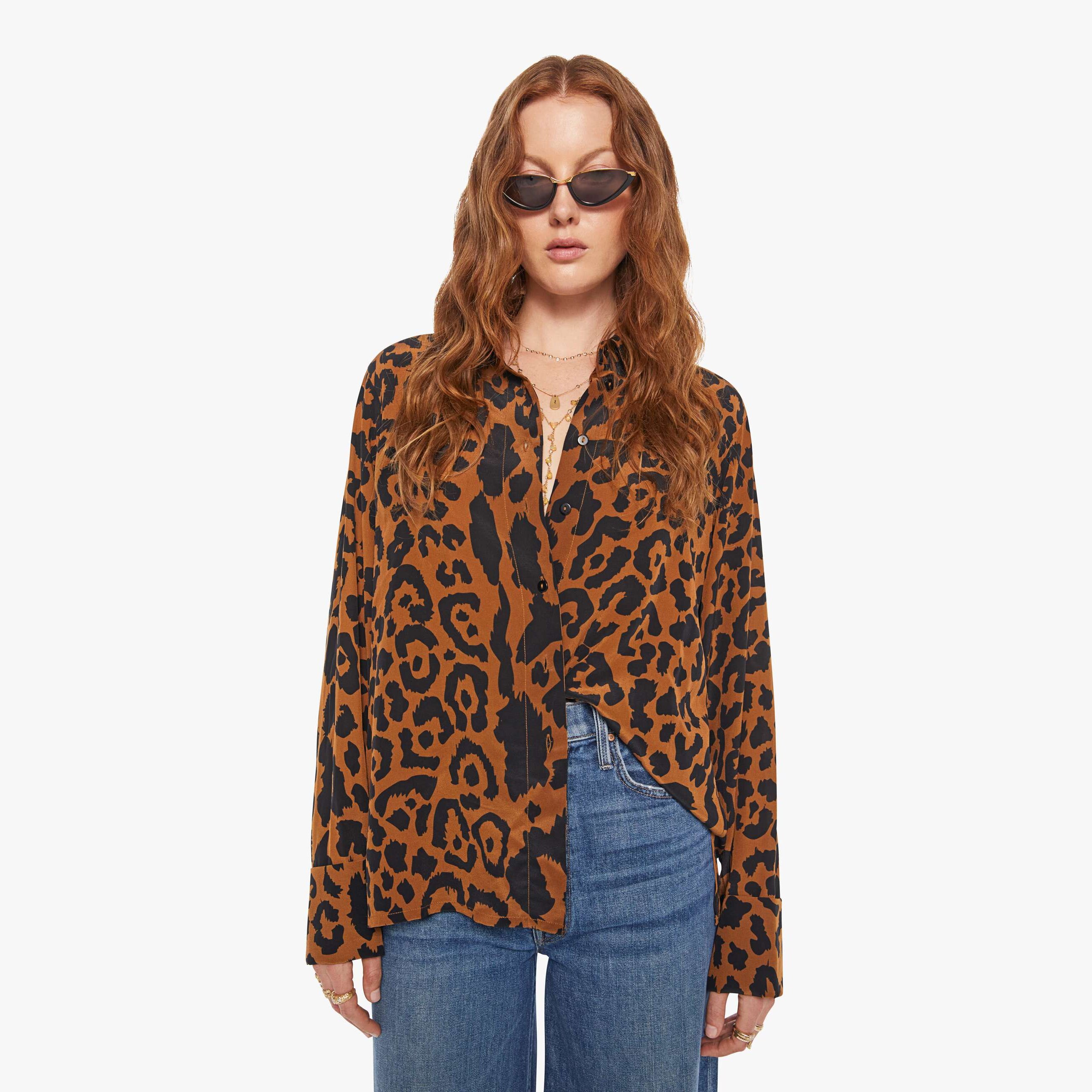 Alix Of Bohemia Dana Shirt In Brown