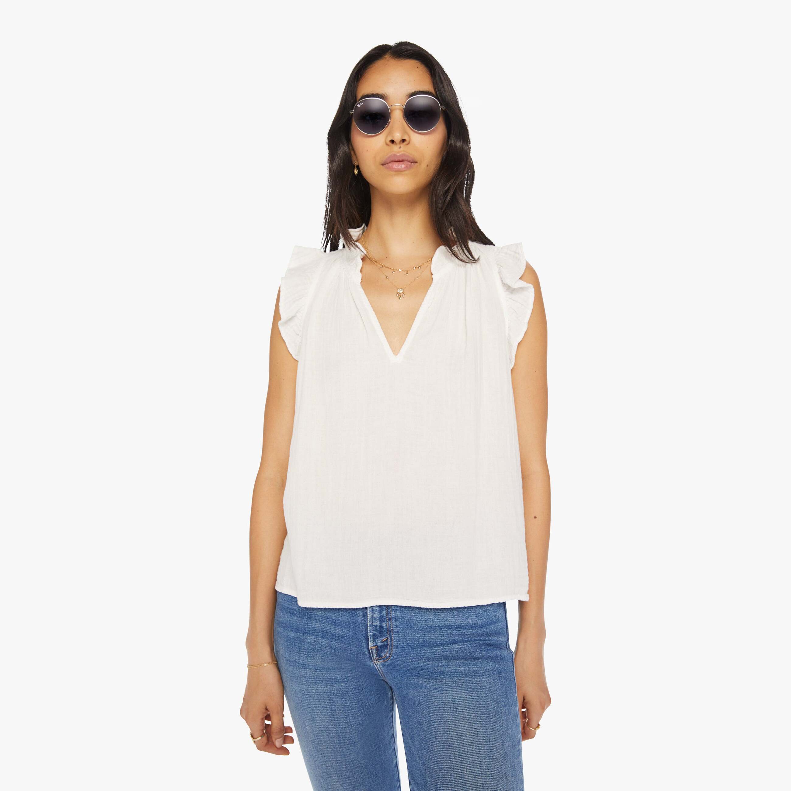 Shop Xirena Bex Top In White, Size Large