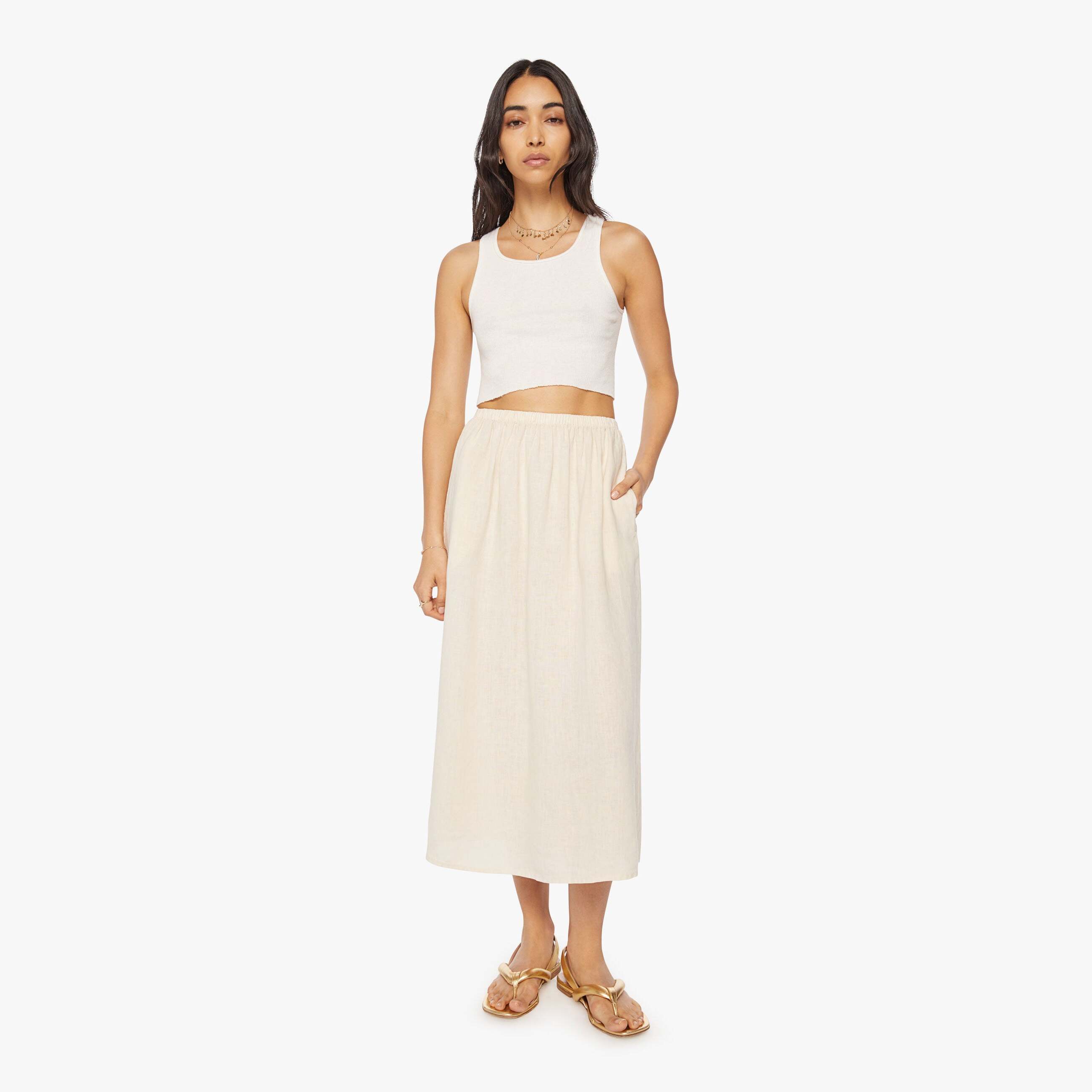 Xirena Lorette Skirt Wheat In Multi