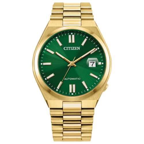 Citizen Tsuyosa Mens Automatic Gold Tone Stainless Steel Bracelet Watch Nj0152-51x, One Size