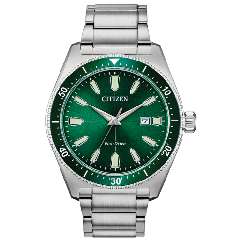 Citizen Brycen Mens Silver Tone Stainless Steel Bracelet Watch Aw1598-70x, One Size